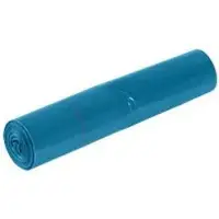 Viking Vuilniszakken 180 L Trekbandsluiting Blauw LDPE (Lagedichtheidpolyetheen) 60 micron 5 Rollen à 10 Stuks