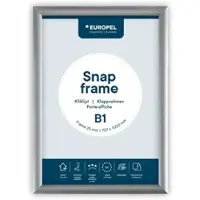 Europel Kliklijst – Posterlijst – B1 – 70,7 x 100 cm – 25mm – Aluminium – Zilver