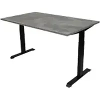 Euroseats Bureau Rechthoekig Oxyd Beton T-Voet 1.600 (B) x 800 (D) x 865 (H) mm Metaal