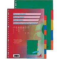 Kangaro Blanco tabbladen A5 Kleurenassortiment 5 tabs PP (Polypropeen) 17 Gaten A505FM