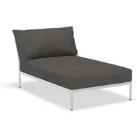 Houe LEVEL 2 chaise longue aluminium frame