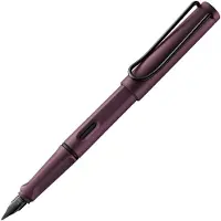 Lamy Safari Scarlet Vulpen | Ergonomische grip | Gepoetste stalen penpunt M | Robuuste ASA-kunststof behuizing | Inclusief blauwe T 10 inktpatroon | Rechtshandig
