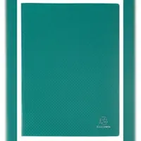 Exacompta 25x Showalbum met vaste rug - PP - 10 tassen - 20 zichten - A4 - Donkergroen - 8513E