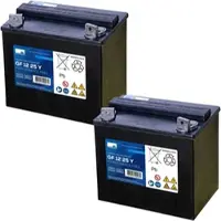 Exide Vervangende Accu Voor Meyra Ortopedia Cityliner 406 Scooter 24V 2 X 12V 25Ah