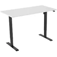 Euroseats 1-Motor Zit-sta-bureau Rechthoekig T-Voet 1.400 (B) x 800 (D) x 1.235 (H) mm Metaal