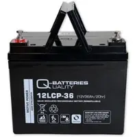 Quality Batteries Q-Batteries 12LCP-36 LCP 12V 36Ah AGM