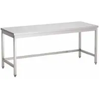 Gastro-Inox RVS werktafel zonder onderblad, 1300(l)x600(d)x850(h)mm