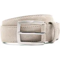 Suitable Riem Suede Wit Beige