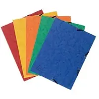 Exacompta 3-klepsmap 55400E Kleurenassortiment Gewafeld karton 30 Stuks