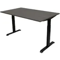 Euroseats Bureau Rechthoekig Logan Eiken T-Voet 1.200 (B) x 800 (D) x 865 (H) mm Metaal