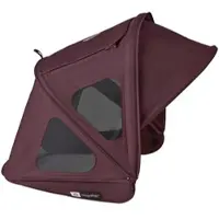Bugaboo Dragonfly breezy zonnekap - Dark Cherry red | Dark Cherry red