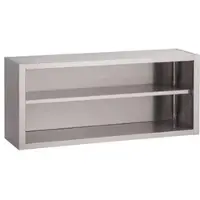 Gastro M RVS Open Wandkasten 140x40x60cm GN178 - Horeca & Professioneel