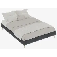 OKWISH Uitschuifbaar bed 90x200, dagbed zonder matras, multifunctioneel bed met 2 lades en een lattenbodem, kinderbed met USB- en Type-C poorten, met diverse planken, beige
