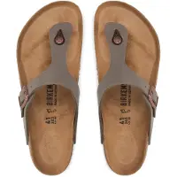 Birkenstock - Gizeh BFBC - Sandalen 43 - Regular, beige/bruin