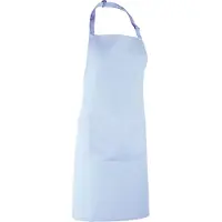 Premier Dames/Dames Kleuren Bipschort Met Zak / Werkkleding (Pakket van 2) (Lichtblauw)