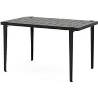 TIPTOE Midi Buitentafel Graphite Black | 4 seater