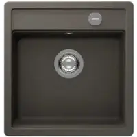 Schock Inbouwspoelbak NEMO N-100S in de kleur ASFALTBETON
