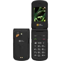 AG Neovo M10 Klaptelefoon - Robuuste 4G fliptelefoon - IP69 - Zwart - SOS knop