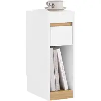 SoBuy Nachtkastje, voor woonkamer, slaapkamer FBT163-WN
