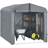 SoBuy Abri Jardin Imperméable Gris 159x219x165 cm