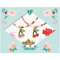 Djeco Armband you & me Tila et Cerises DJECO blauw