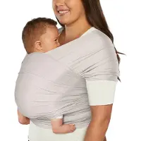 Ergobaby Rekfolie - Aura Wrap Mesh - Soft Grey - - OneSize - Draagdoeken