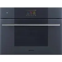 Smeg Steam100 Pro Galileo Oven Oven , Linea, 45 cm, Combi-stoom, Neptune Grey, A++, Vapor Clean