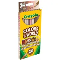 Crayola 58-7804 Wasbare Maxi Tip Markers, 24 Stuks, Diverse Huidkleuren van Mensen Over de Wereld