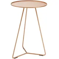 Dimehouse Bijzettafel Vesto Druppelvorm Antiek Koper 60 cm
