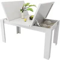 OKWISH Kinderbed 90x200 cm, huisjesmodel met lades, massief hout met lattenbodem, grenenhouten huisjesbed, kinderkamer en tienerkamer, wit (inclusief matras)