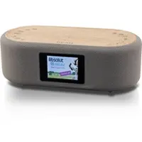 PEAQ Pcr 120bt-w-1 Dab+ Wekkerradio Grijs