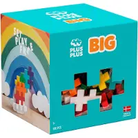Plus plus BIG Rainbow Mix 100 delige bouwset – 4354 – Bouwspeelgoed voor kinderen vanaf 1 jaar – Constructiespeelgoed – Set met bouwstenen