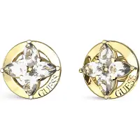 GUESS Oorbellen goud / transparant