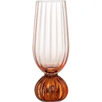 Bloomingville Taurin champagneglazen roze set van 6 stuks