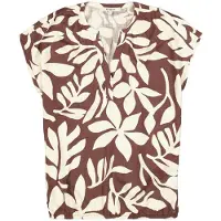 Garcia Blouse lichtbeige / bruin
