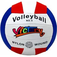 Wisam Witte volleybalbal maat 5 Kleurrijk