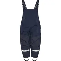 Didriksons - Kid's Foxen Bib Pant - Regenbroek 120, blauw