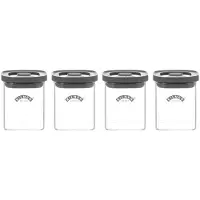 Kilner FRESH kruidenpotjes Helder-grijs, 4-pack, 160 ml