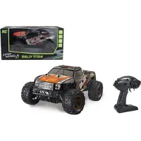 Junior Wheels RC rallytruck, schaal 1:10, oranje, met rubberen banden, snelheid: 12 km/u