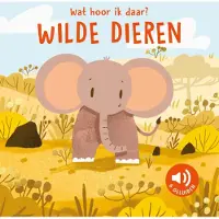 Rebo Productions Wat hoor ik daar? Wilde dieren (Kartonboek)