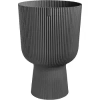 Elho Vibes Fold Coupe 30 cm - Anthracite - D 30 x H 45 cm - Binnen en Buiten - 100% gerecycled kunststof