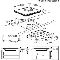 AEG IKE64450IB Inductiekookplaat - 60cm - 4-Zones