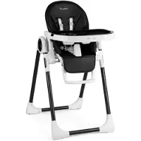 Nukido 700502 Belo-kinderstoel met tafeltje - zwart