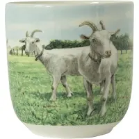 Wiebe van der zee Wiebe's Farm Beker XL Geit 41cl 6st Multi multi Porselein