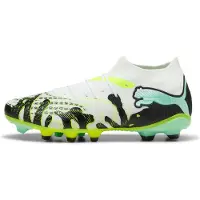 Puma Future 9 Match Creativity Gras / Kunstgras Voetbalschoenen (MG) Wit Groen Zwart
