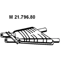 VEGAZ BS-295EBER Uitlaat middendemper