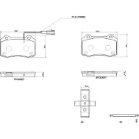Brembo Remblokkenset, schijfrem PRIME LINE P 48 006