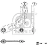 FEBI BILSTEIN 1001286 Draagarm