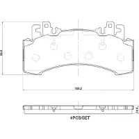 Brembo Remblokset P 50 182