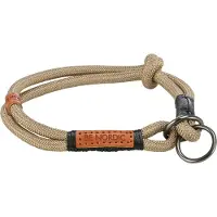 Trixie BE NORDIC HALSBAND HOND HALF-SLIP ZAND / ZWART 50X1.3 CM